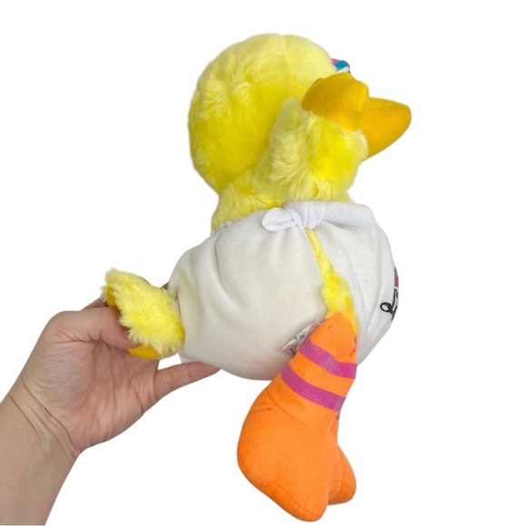 Vintage Hasbro Softies Baby Big Bird Stuffed Animal In Diaper - Picture 5 of 12